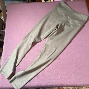 Zyia Active leggings in green with shadow floral pattern - size 2